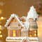 Glitzhome® 12" Light-Up Gingerbread House Table Décor